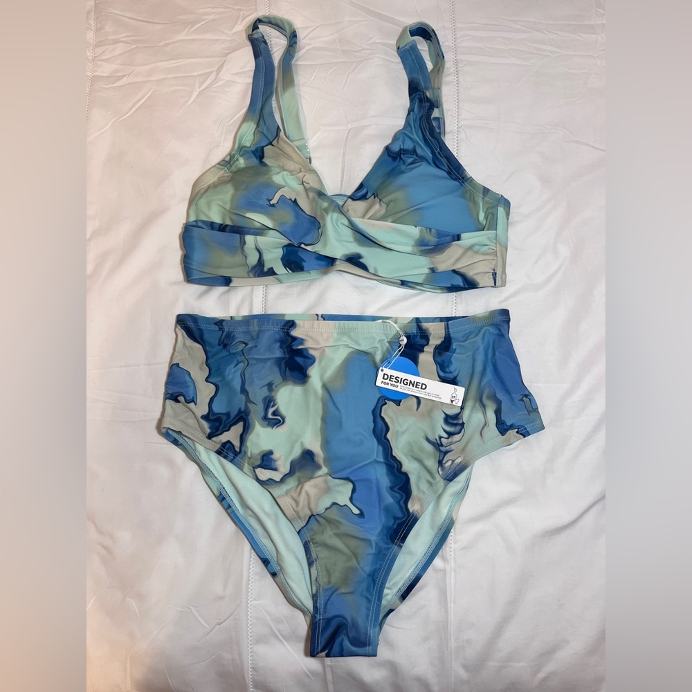 Cupshe Blue Bikini
